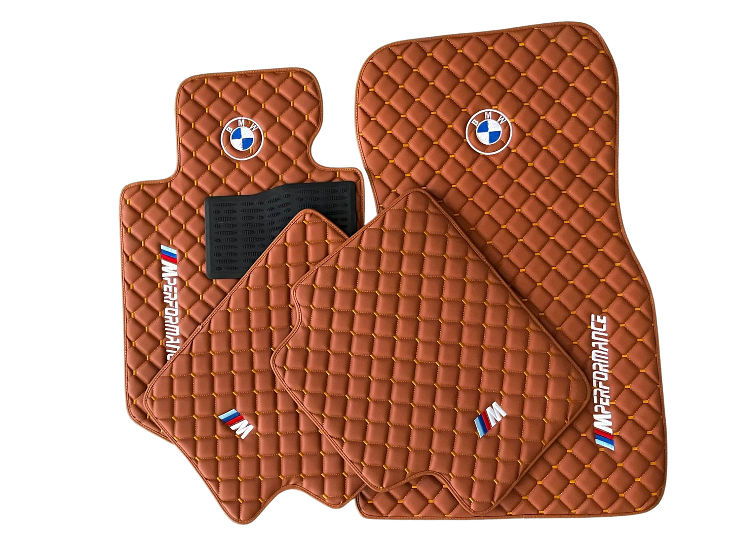 For BMW 440i xdrive GranCoupe Performance Car Floor Mats Custom fit Leather for all BMW M Performance Carpet Liner