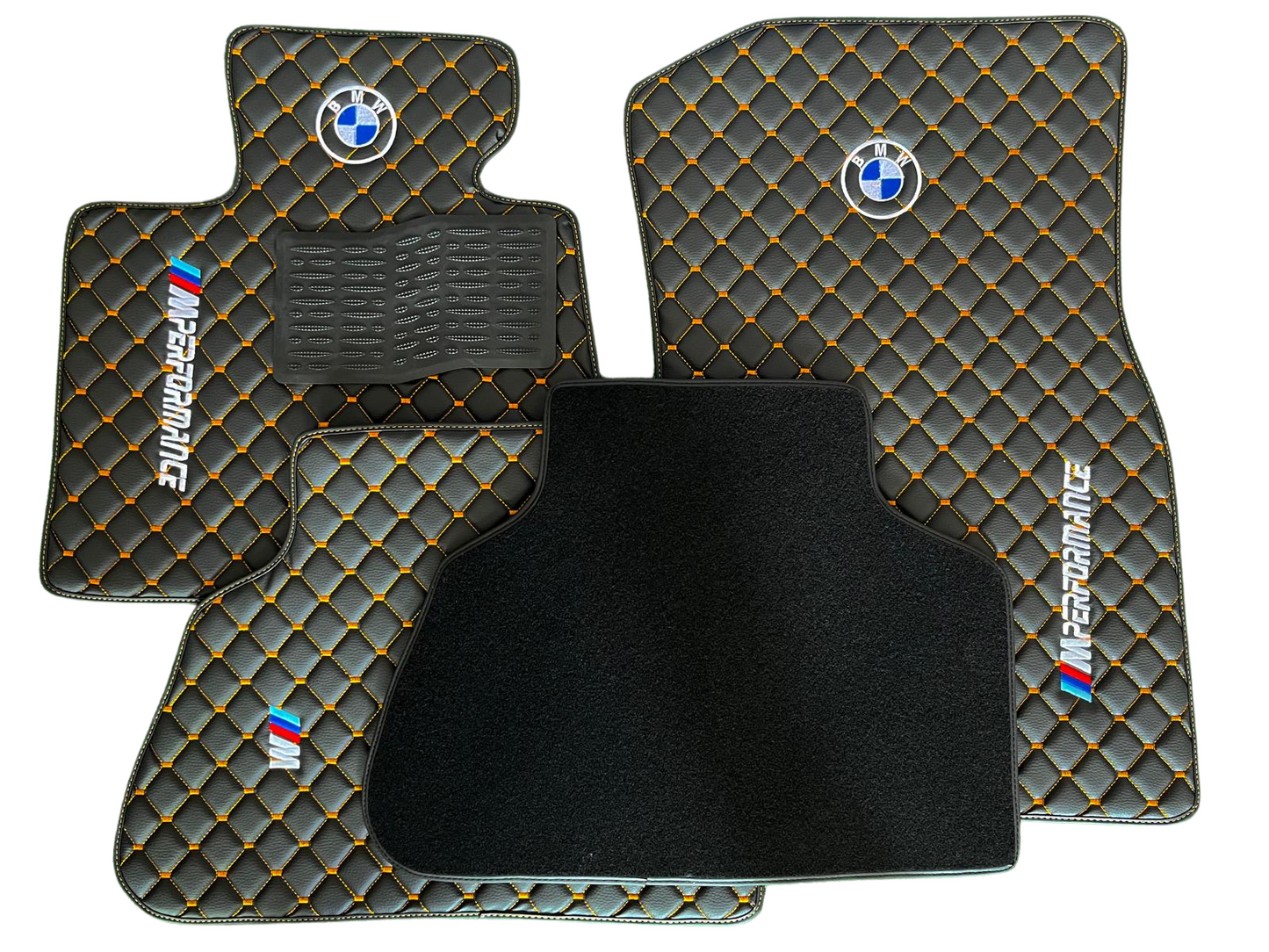 For BMW 440i xdrive GranCoupe Performance Car Floor Mats Custom fit Leather for all BMW M Performance Carpet Liner